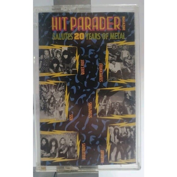 20 Years Of Metal‎ Cassette. Hit Parade Magazine Salutes 20 Years Of Metal 1993 - Picture 1 of 4